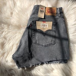 Levi’s 501 high rise shorts